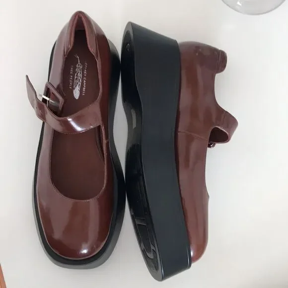 Jeffrey Campbell Ichika Mary Jane Platform Size 10 - Picture 11 of 14